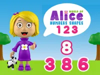 image bg World of Alice   Numbers Shapes